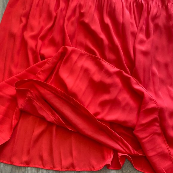 Vero Moda Coral "Cold Shoulder" Midi Dress - Picture 5 of 14